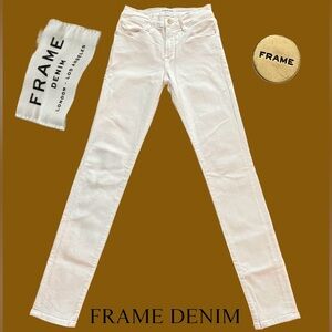 Frame Denim Women's Skinny Jeans - White